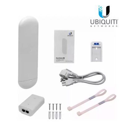 ACCESS POINT WIRELESS UBIQUITI NANOSTATION NS-5AC AIRMAX 5GHz 16dBi MIMO +450MBPS + PoE OUTDOOR