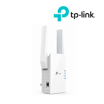 REPETIDOR WIRELESS AX1500 TP-LINK RE505X WIFI 6 1500Mbps DUAL BAND DOS ANTENAS GIGABIT PLUG PARED