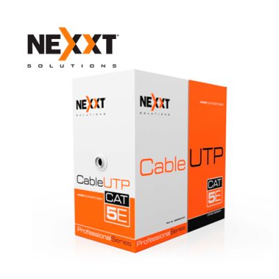 ROLLO DE CABLE UTP NEXXT AB355NXT07 CATEGORIA 5E 305M OUTDOOR NEGRO