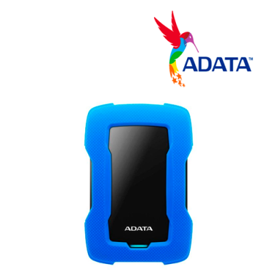 DISCO DURO ADATA AHD330-1TU31-CBL EXTERNO USB 3.1 DE 1TB 2.5″ ANTI GOLPES AZUL