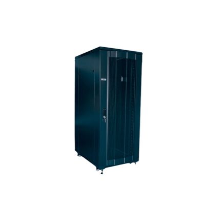 GABINETE RACK DE PISO POWEST NGBP-6014 CON PUERTA MALLADA 14UR (60x60x73cm)
