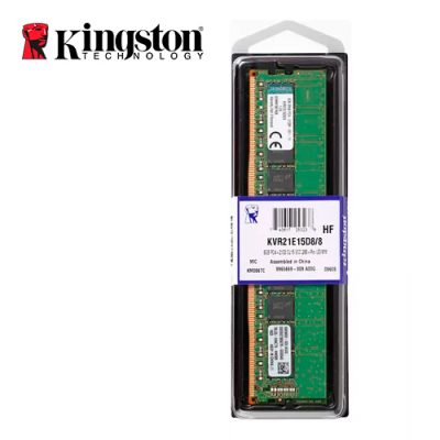 MEMORIA RAM KINGSTON KVR21E15D8/8I DDR4 8GB 2RX8 PC4-17000 2133MHz ECC UNBUFFERED