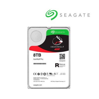DISCO DURO SEAGATE IRONWOLF ST8000VN004 8TB PC STORAGE SATA 3.5″ RED