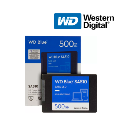 DISCO DURO SOLIDO SSD WESTERN D. WDS500G3B0A-00AXR0 DE 500GB SATA III 2.5″ 7mm BLUE