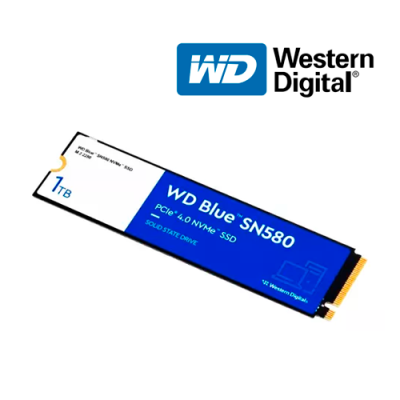 DISCO SOLIDO SSD M.2 2280 WESTERN D. WDS500T3BOE-00CHF0 SN580 DE 1TB NVMe BLUE