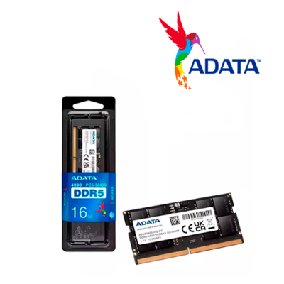 MEMORIA RAM ADATA AD5S480016G-S DDR5 16GB PC5-38400 4800MHZ