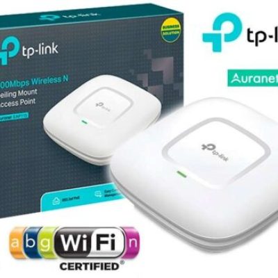 ACCESS POINT WIRELESS N TP-LINK EAP115 2.4GHz DOS ANTENAS INT. 300Mbps SOPORTA PoE DE TECHO