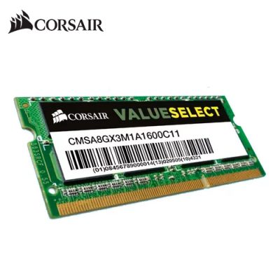 MEMORIA RAM CORSAIR CMSO4GX3M1A600C11 DDR3 SO-DIMM 4GB PC3-12800 1600MHz