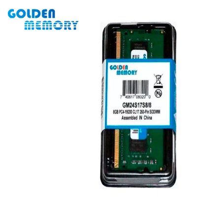MEMORIA RAM GOLDEN GM24S17S8/8 DDR4 SO-DIMM 4GB PC4-19200 2400MHz