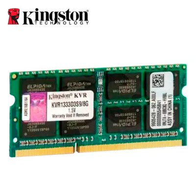 MEMORIA RAM KINGSTON DDR3 SODIMM 8GB PC3-10600 1333MHZ PARA LAPTOP