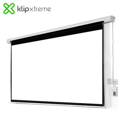 PANTALLA DE PROYECCIÓN KLIP XTREME KPS-503 ELÉCTRICA PLEGABLE 240 x 180cm (120 PULGADAS)