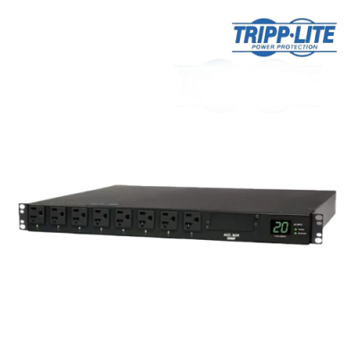 ATS TRIPP-LITE PDUMH20AT HORIZONTAL 16 TOMAS 16X5-15R/20R, 2x L5-15P/5-20P 120V PARA RACK