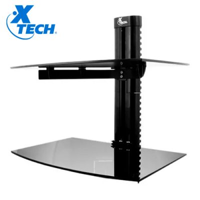 REPISA DE PARED XTECH XTA-315 PARA COMPONENTES DE ALUMINIO Y VIDRIO HASTA 16Kg (36x25x0.5cm)