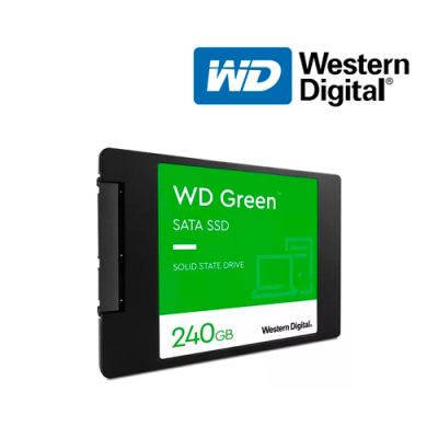 DISCO SOLIDO SSD WESTERN D. WDS240G3G0A DE 240GB SATA III 2.5″ 7mm GREEN