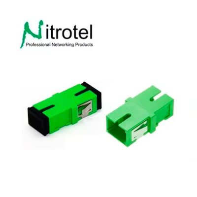 ADAPTADOR DE FIBRA ÓPTICA SM NITROTEL CONECTOR SC-APC SIMPLEX