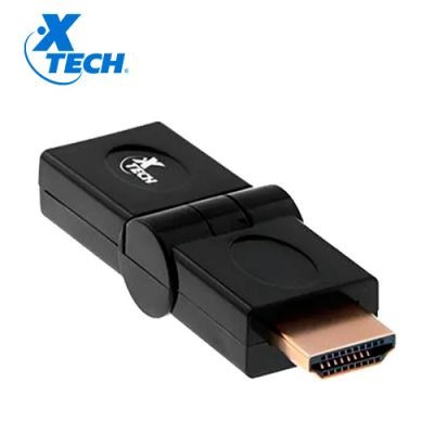 ADAPTADOR DE VIDEO XTC-347 HDMI MACHO A HDMI HEMBRA DE 170°