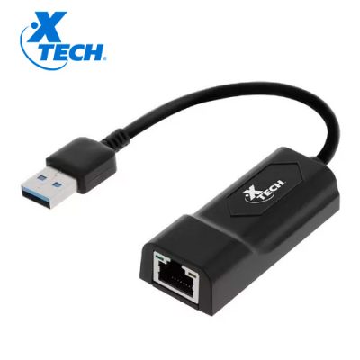 ADAPTADOR USB 3.0 A LAN GIGABIT RJ-45 XTECH XTC-373 10/100/100 MBPS