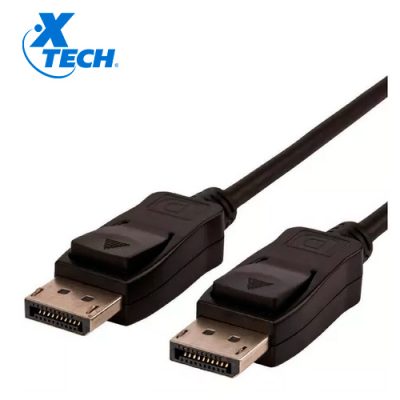 CABLE ADAPTADOR DE VIDEO XTECH XTC-354 DISPLAY PORT A DISPLAY PORT MACHO 1.8mts