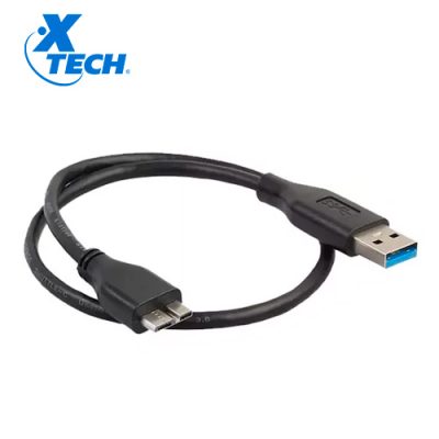 CABLE DE DATOS X-TECH XTC-365 USB 3.0 PARA DISCOS EXTERNOS 90cm.