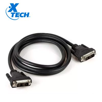 CABLE DE VIDEO XTECH XTC-328 DVI-D 18+1 A DVI-D 18+1 SINGLE LINK MACHO DE 1.8mts.