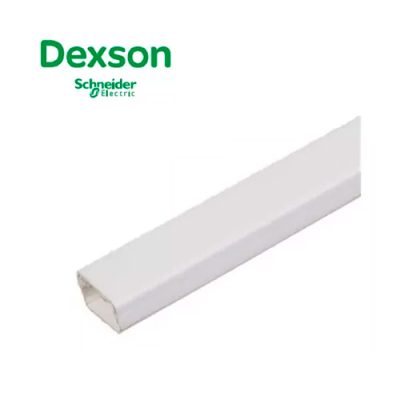 CANALETAS PLÁSTICAS DEXSON SIN DIVISION PVC 20 X 12MM 10 UNIDADES