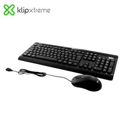 COMBO TECLADO + MOUSE KLIP XTREME DESKMATE KCK-251S USB ESPAÑOL SILENCIOSO