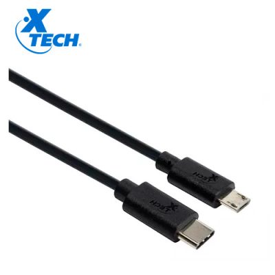 Cable De Datos Xtech Xtc-520 Usb-c A Usb-b De 1.8mts