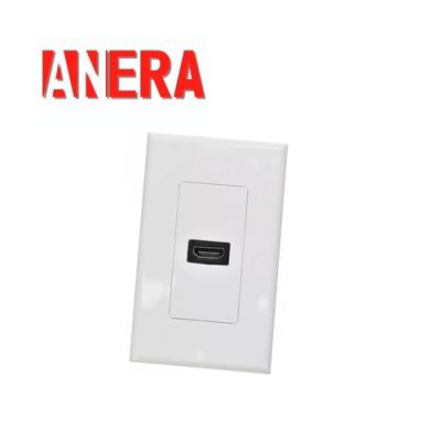 FACEPLATE ANERA 1 PUERTO HDMI HEMBRA BLANCO