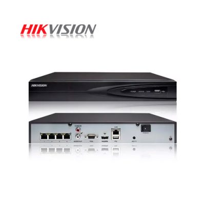 GRABADOR DE VIDEO NVR HIKVISION DS-7604NI-K1/4P, 4CH POE, HDMI/VGA, USB, SATA, H-265+