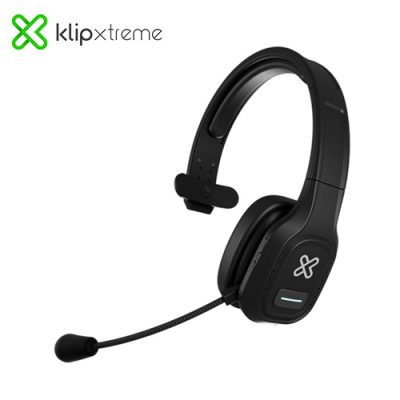 HEADSET KLIP XTREME KCH-750 MONOAURAL CON MICROFONO Y CONTROL DE VOLUMEN INALAMBRICO DUAL