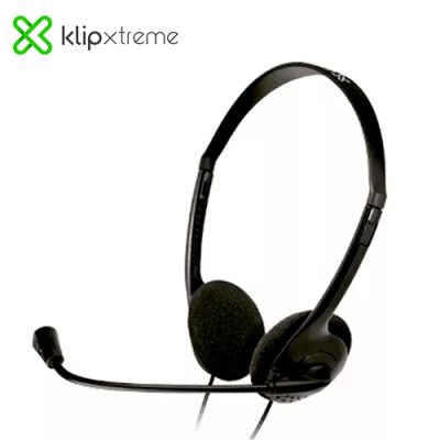 HEADSET KLIP XTREME KSH-290 SEKUAL CON MICROFON Y CONTROL DE VOLUMEN, USB NEGRO