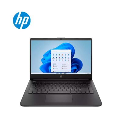 LAPTOP HP 14-DQ0509LA 14” HD PROCESADOR CELERON N4120 / 4GB RAM / 128GB SSD ,NEGRO