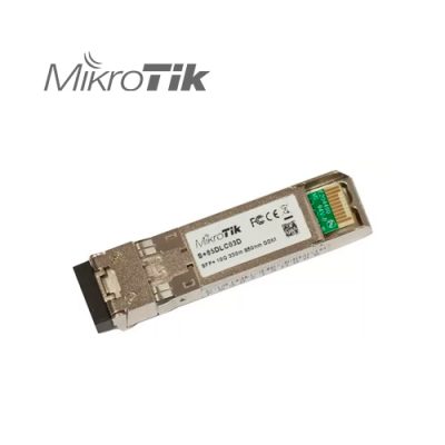 MODULO DE FIBRA SFP MM MIKROTIK S+85DLC03D 10 GIGABIT CONECTOR LC