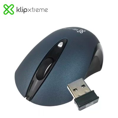 MOUSE INALAMBRICO KLIP XTREME KMW-400BL 3D ERGONOMICO SILENCIOSO