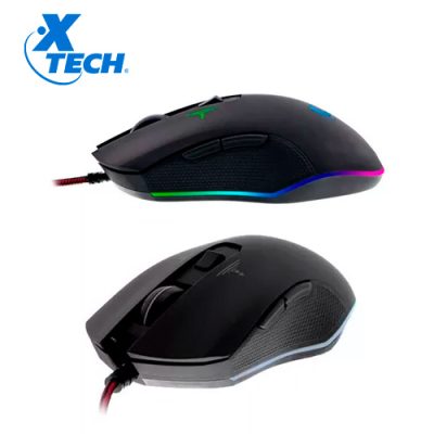 MOUSE OPTICO GAMER XTECH XTM-710 3200DPI 6 BOTONES 3D LED DE COLORES USB