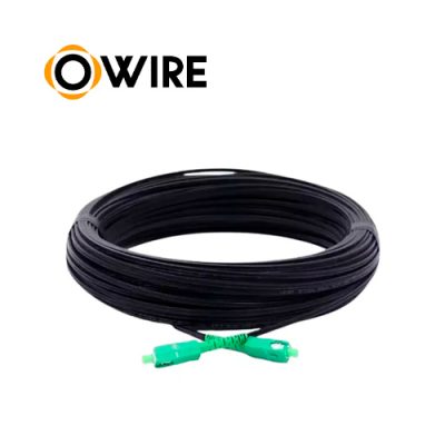 PATCH CORD DE FIBRA OWIRE DROP SM SC-APC A SC-APC SIMPLEX LSZH 9/125um 100mts. OUTDOOR