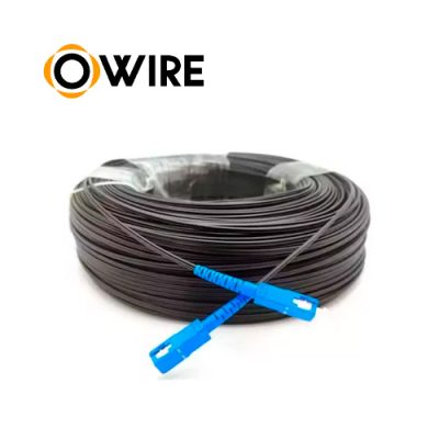 PATCH CORD DE FIBRA OWIRE DROP SM SC-UPC A SC-UPC SIMPLEX LSZH 9/125um 80mts. OUTDOOR