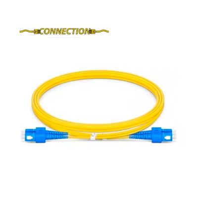 PATCH CORD DE FIBRA SM CONNECTION SC-UPC A SC-UPC 9/125um LSZH DX 3MTS.