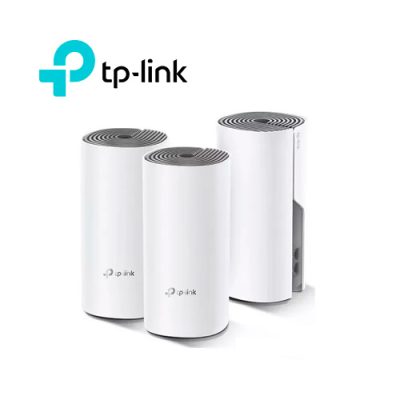 SISTEMA DE EXTENSIÓN WIFI INALAMBRICO MESH TP-LINK DECO E4 AC1200 DOBLE BANDA FASTETHERNET BT 3-PACK