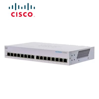 SWITCH CISCO BUSINESS CBS110-16T-NA DE 16 PUERTOS GIGABIT 10/100/1000 RACKEABLE