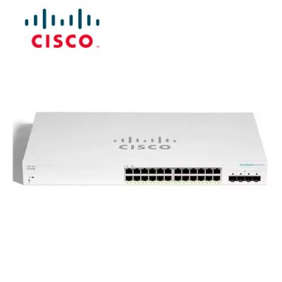 SWITCH CISCO BUSINESS CBS220-24T-4X-NA ADMINISTRABLE L2 DE 24 PUERTOS GIGABIT 10/100/1000 + 4 PUERTOS 10 GIGABIT SFP+ RACKEABLE