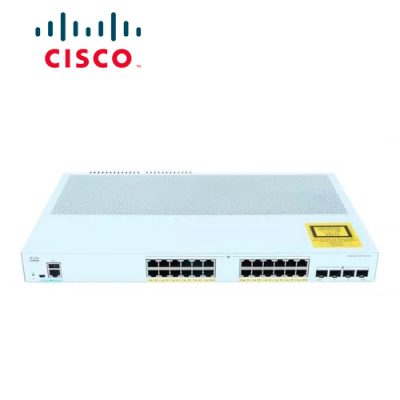 SWITCH CISCO CATALYST C1000-24P-4G-L ADMINISTRABLE L2 DE 24 PUERTOS 10/100/1000 POE +195W +4 PUERTOS GIGABIT SFP