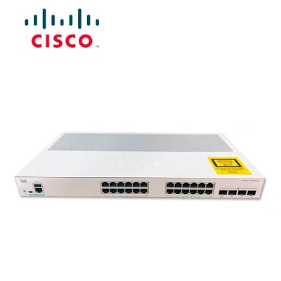 SWITCH CISCO CATALYST C1000-24T-4G-L ADMINISTRABLE L2 DE 24 PUERTOS 10/100/1000 + 4 PUERTOS SFP RACKEABLE