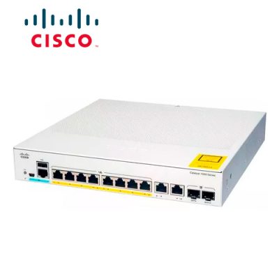 SWITCH CISCO CATALYST C1000-8T-2G-L ADMINISTRABLE L2 DE 8 PUERTOS 10/100/1000 + 2 PUERTOS GIGABIT O SFP RACKEABLE