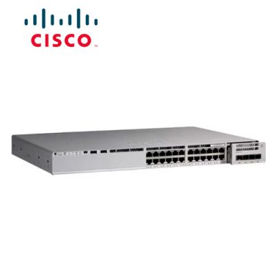 SWITCH CISCO CATALYST C9200L-24T-4G-E ADMINISTRABLE L3 DE 24 PUERTOS 10/100/1000 +4 PUERTOS SFP