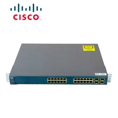 SWITCH CISCO CATALYST WS-C3560G-24TS-S-U ADMINISTRABLE L3 DE 24 PUERTOS 10/100/1000 + 4 PUERTOS SFP RACKEABLE – USADO