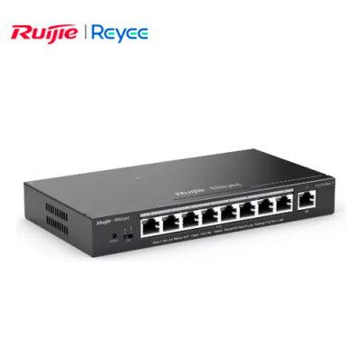 SWITCH RUIJIE RG-ES209GC-P DE 8 PUERTOS PoE+ 120W + 1 PUERTO UPLINK GIGABIT 10/100/1000 CLOUD MANAGED