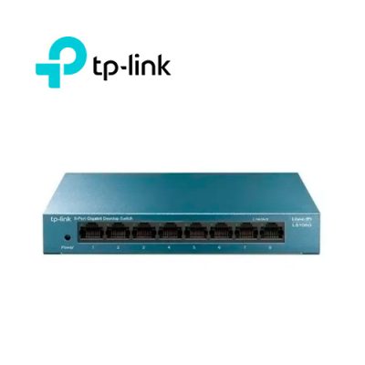 SWITCH TP-LINK LITEWARE LS108G DE 8 PUERTOS GIGABIT 10/100/1000 MBPS METALICO