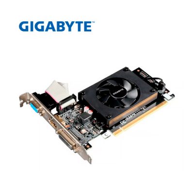 TARJETA DE VIDEO GIGABYTE GT710 PCI-E x16 2.0 DE 2GB DDR3 NVIDIA + LOW PROFILE