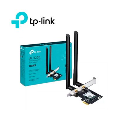 TARJETA WIRELESS AC TP-LINK ARCHER T5E BLUETOOTH 4.2 DUAL BAND PCI-E x1 1200MBPS WIFI DOS ANTENAS LOW PROFILE